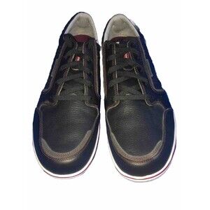 Ashworth Men’s Cardiff Spikeless Size 13 Golf Shoes Navy Blue & Red G54280